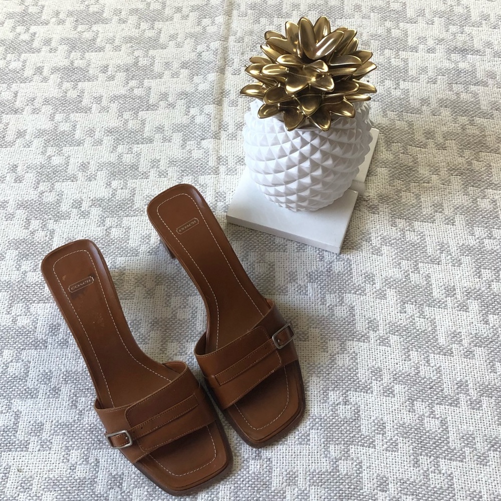 [Coach] tan sandals- size 6.5